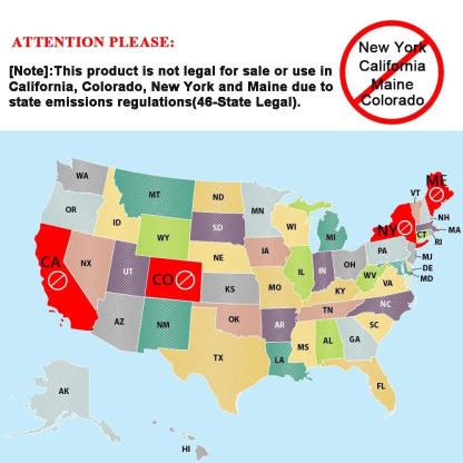 Land Rover Rear Catalytic Converter Exhaust Pipe for Land Rover Discovery Sport 2.0L L4- Gas 2015-2016 LR024237 