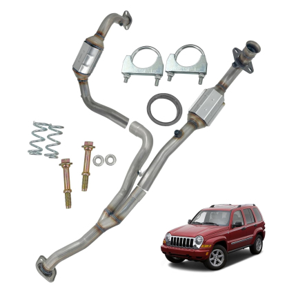 Left & Right Catalytic Converter Compatible with Jeep Liberty 3.7L V6 2005-2007