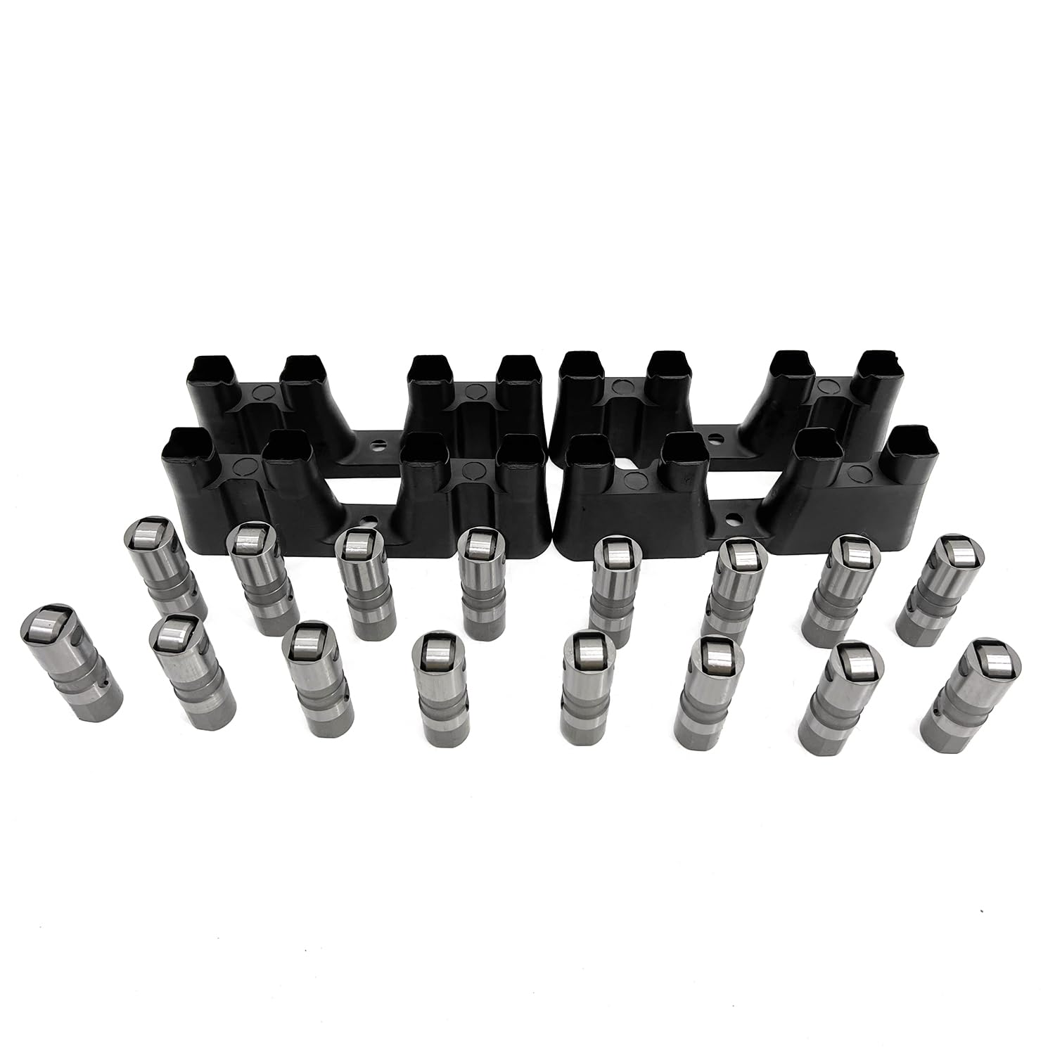 16Pcs LS7 Lifters + 4Pcs Trays Fit Gen 3, Gen 4 LS, Gen 5 LT Engines,