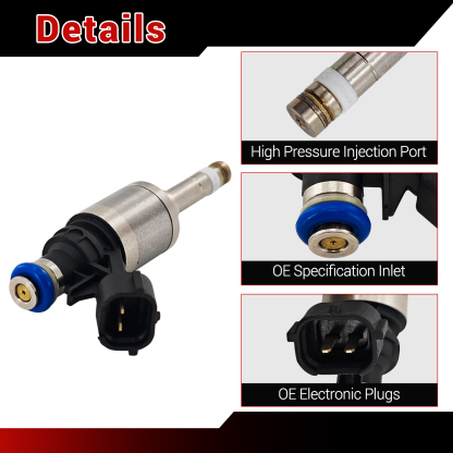 6Pcs Fuel Injectors Compatible with Nissan 2016-2020 Pathfinder Infiniti JX35 QX60 3.5L