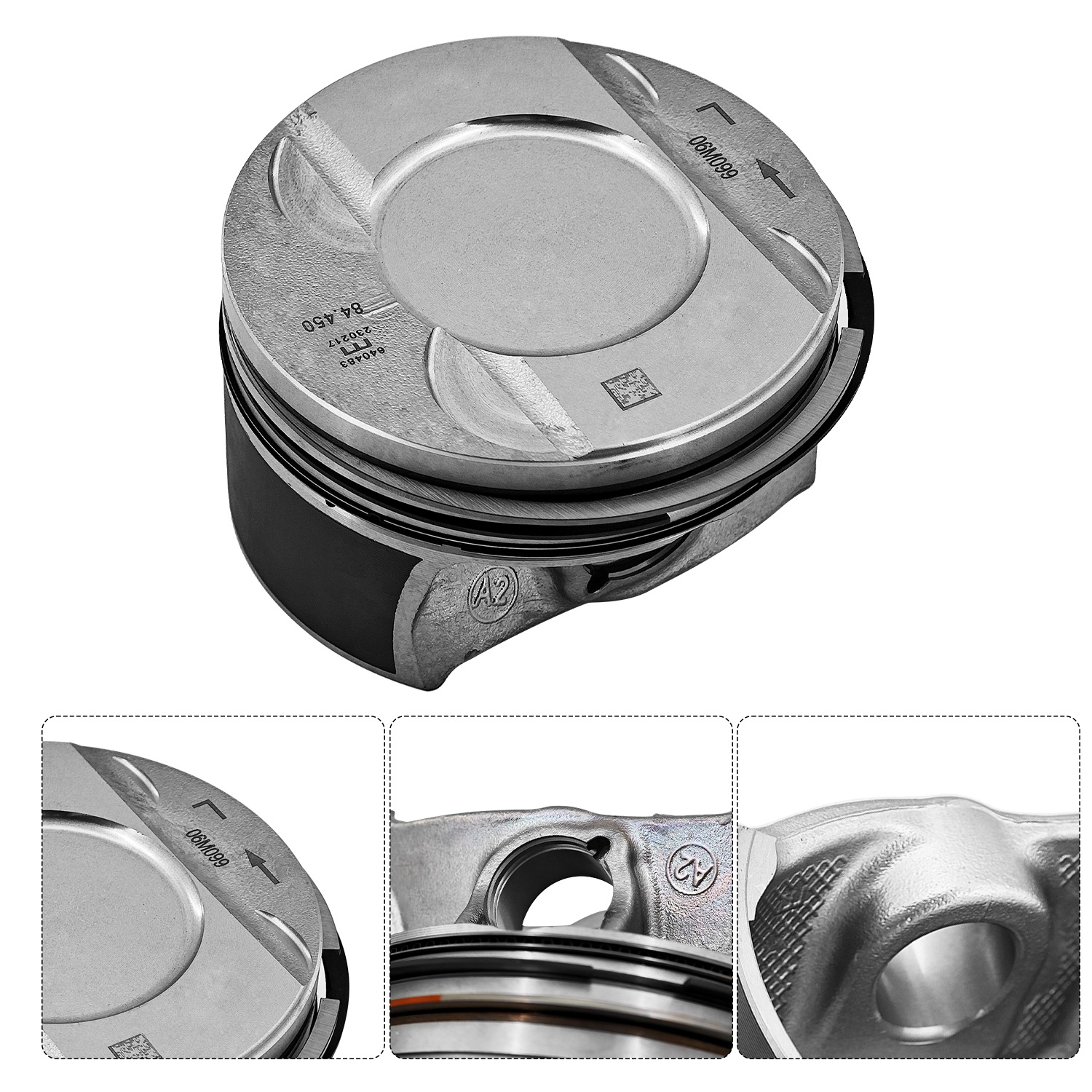 6Pcs EA839 3.0L Pistons & Rings Set STD for VW Porsche For Audi A6 A7 A8 Q7 Q8 S4 S5 SQ5