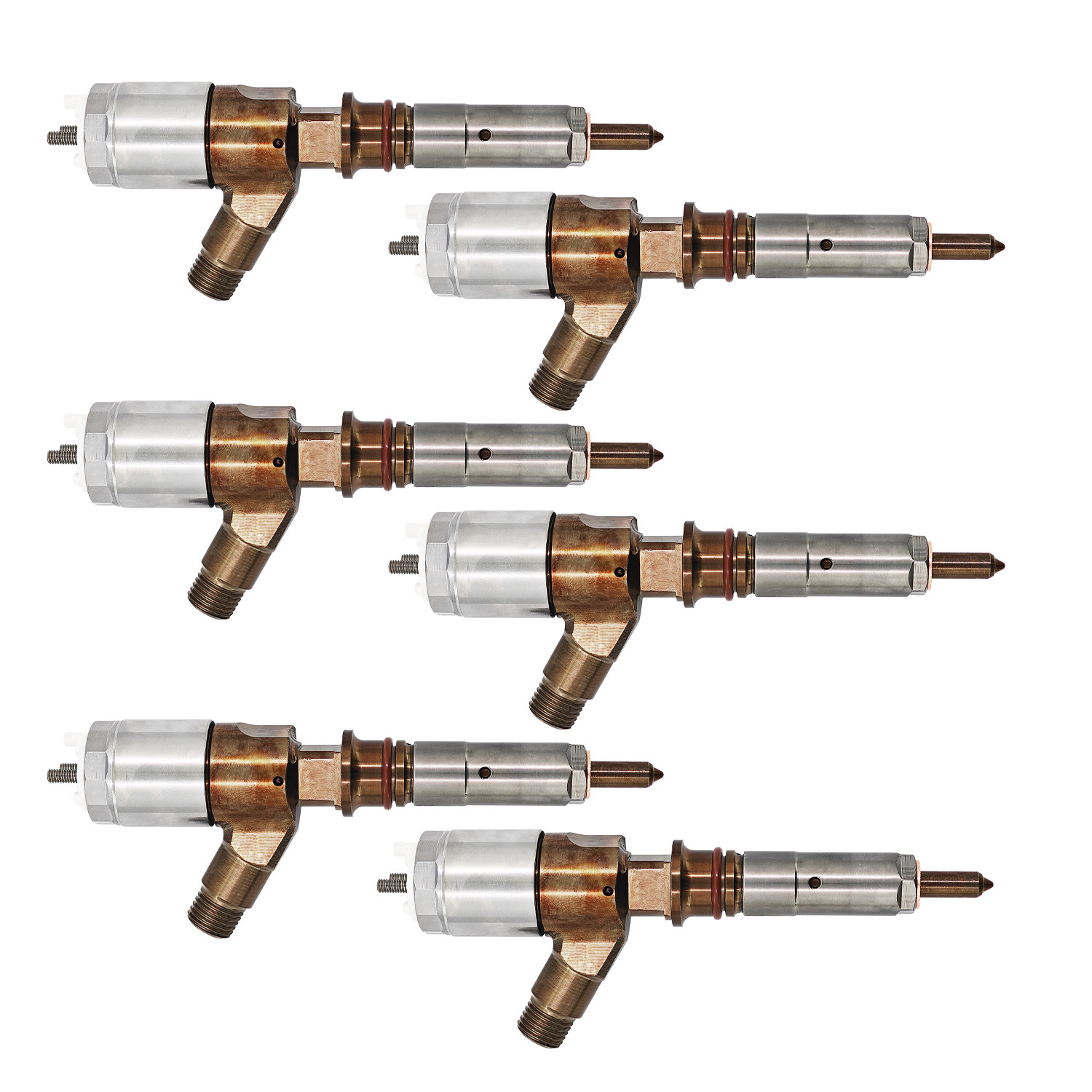 6 Pcs Fuel injector for Caterpillar C6 C6.4 Engine Excavator 320D 321D 323D