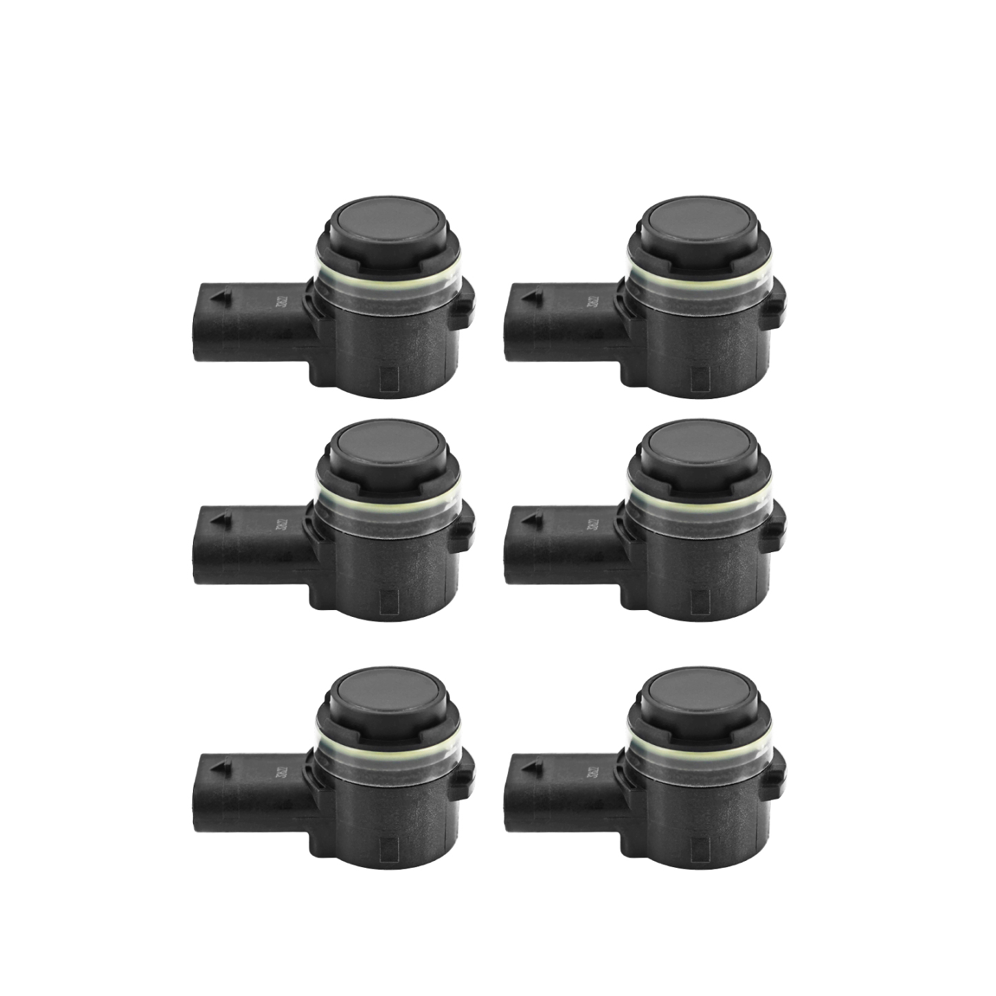 Parking Sensors 6Pcs for Rivian R1S R1T 2022-2024 | Ultrasonic PDC Set Front 2 and Rear 4, Backup Assist Sensor Kit PT00013778