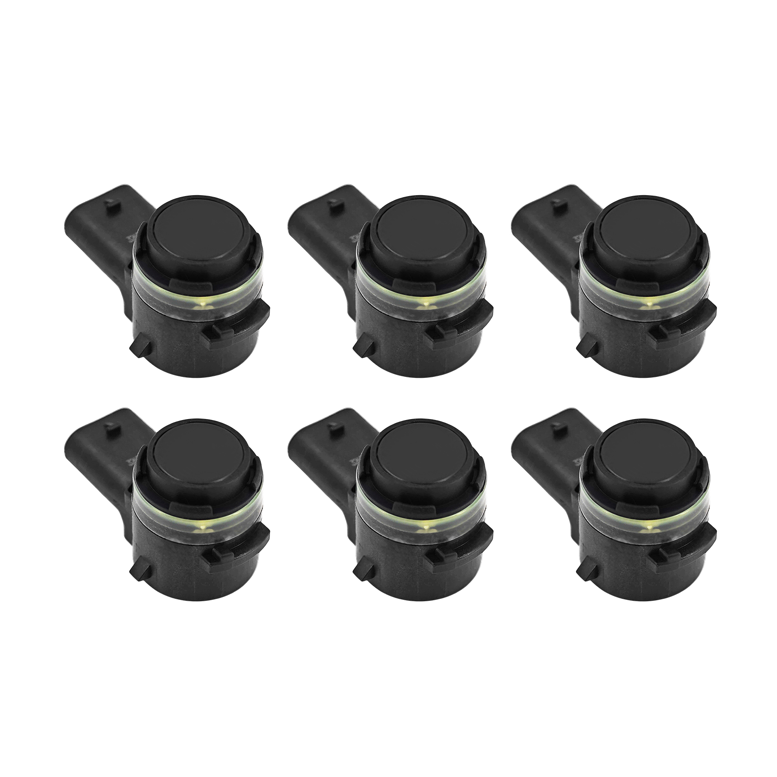 Parking Sensors 6Pcs for Rivian R1S R1T 2022-2024 | Ultrasonic PDC Set Front 2 and Rear 4, Backup Assist Sensor Kit PT00013778