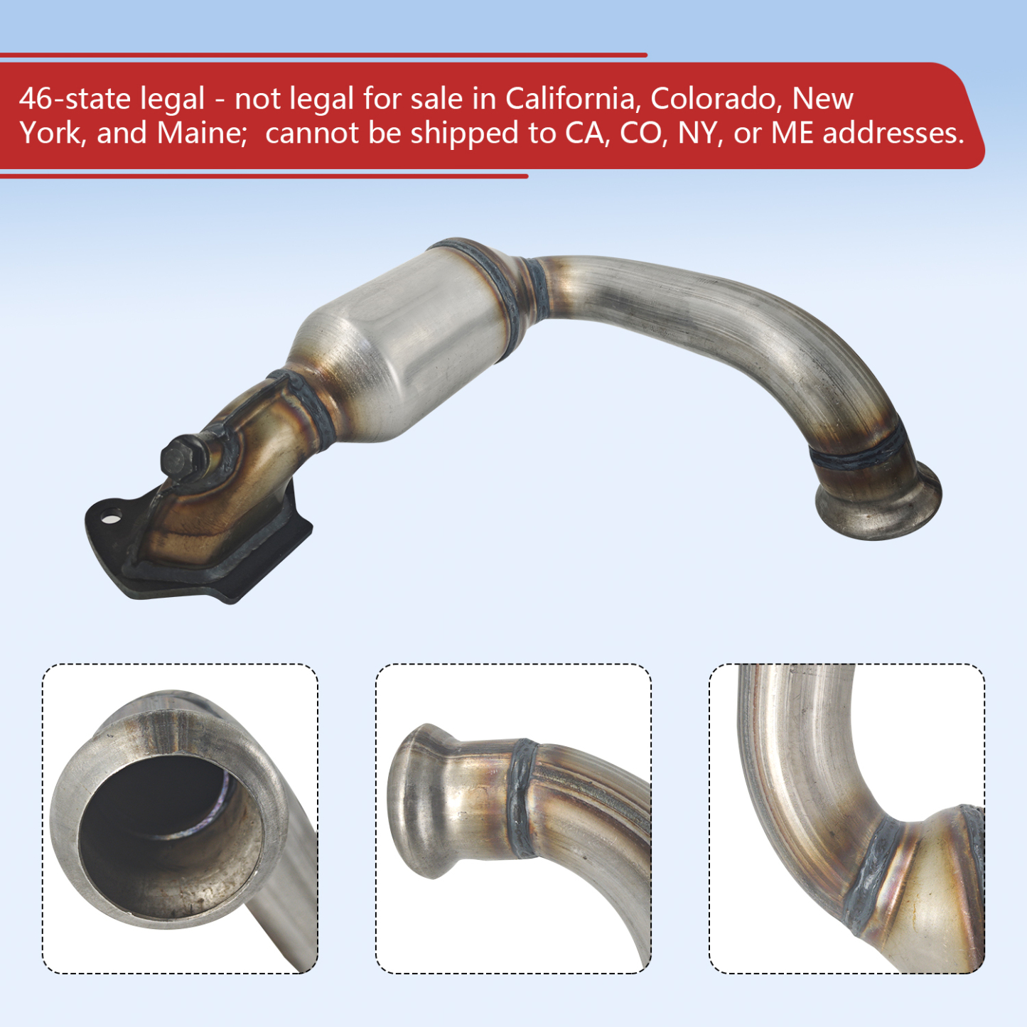 Catalytic Converter for Chrysler Pacifica 2017-2021 Grand Caravan 2021 Voyager 2020-2021 3.6L - Front & Rear