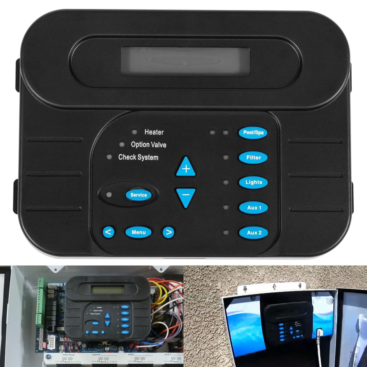 Local Display Controller Keypad Replacement Fit for Hayward PL-P-4 Goldline Pro Logic Automation and Chlorination, ProLogic P4 Local Display