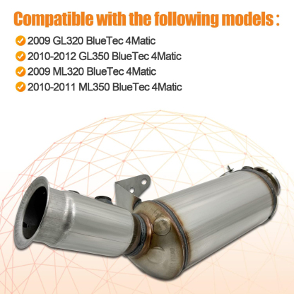 BlueTEC DPF Diesel Particulate Filter/Catalytic Converter fit for Mercedes-Benz ML320/ML350/GL320/GL350 2009-2012 Diesel Engine 164490753680