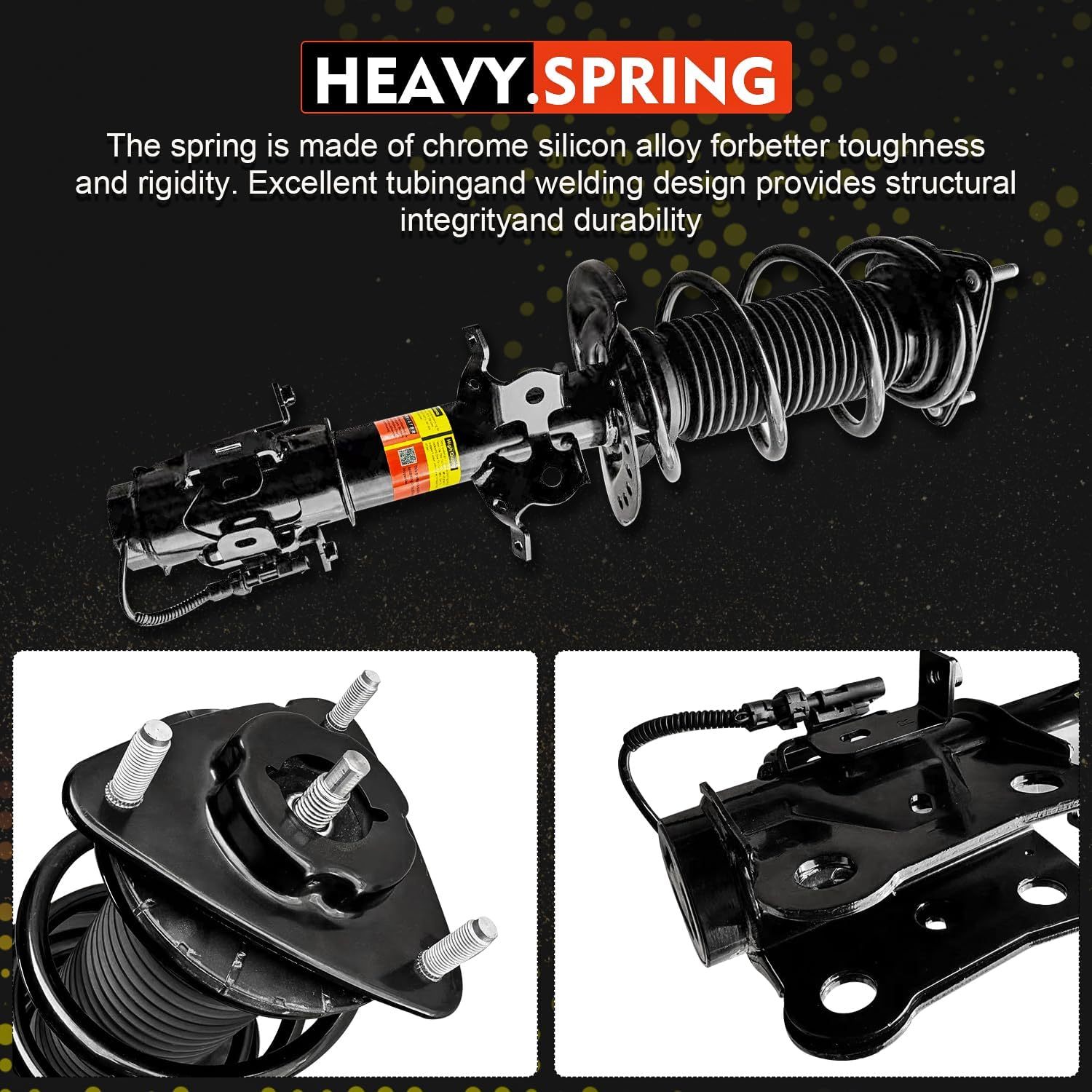 Pair Front Shock Absorbers Strut Assembly Fit for Ford Mustang with MagneRide Suspension 2015-2023