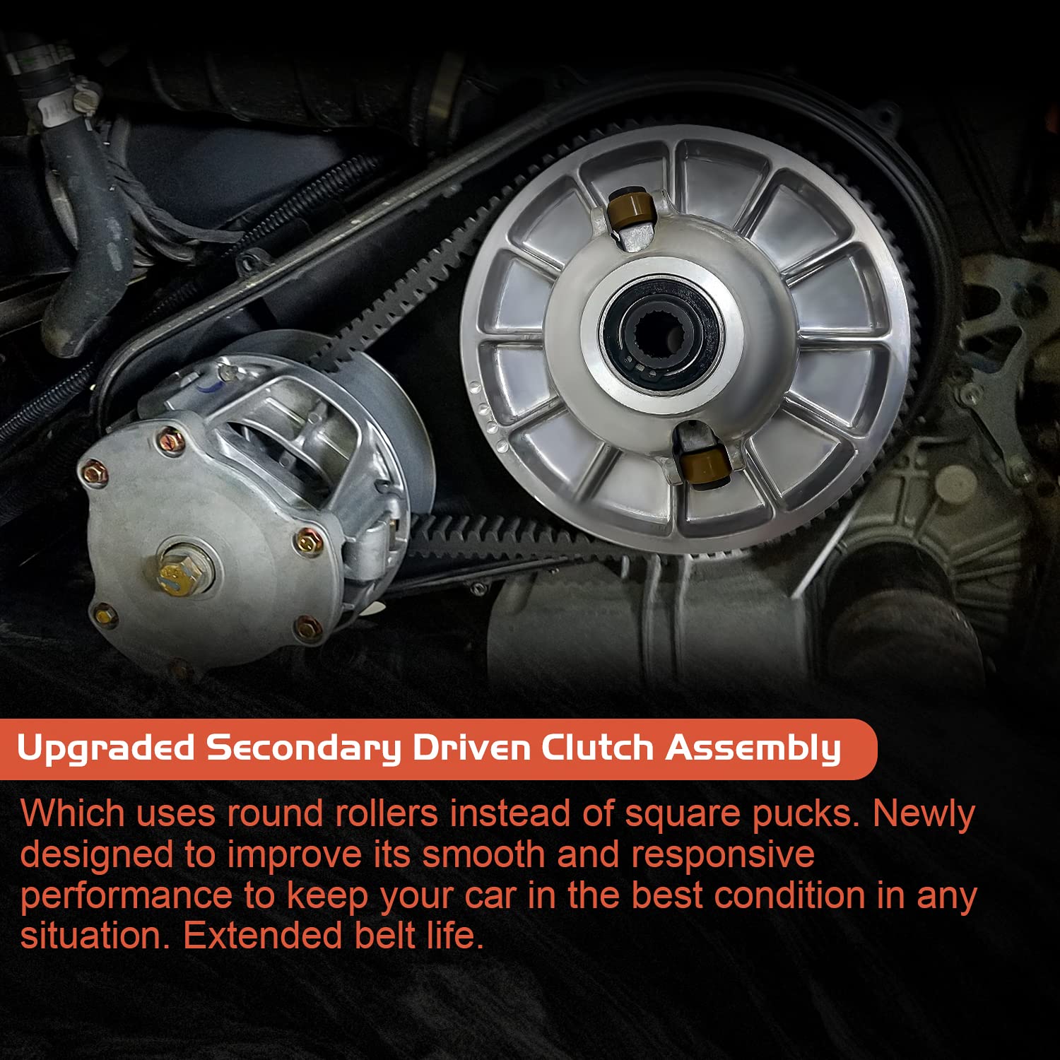 Caltric Secondary Driven Clutch Ramp Buttons - Compatible With Polaris ATV 5450873 5430766