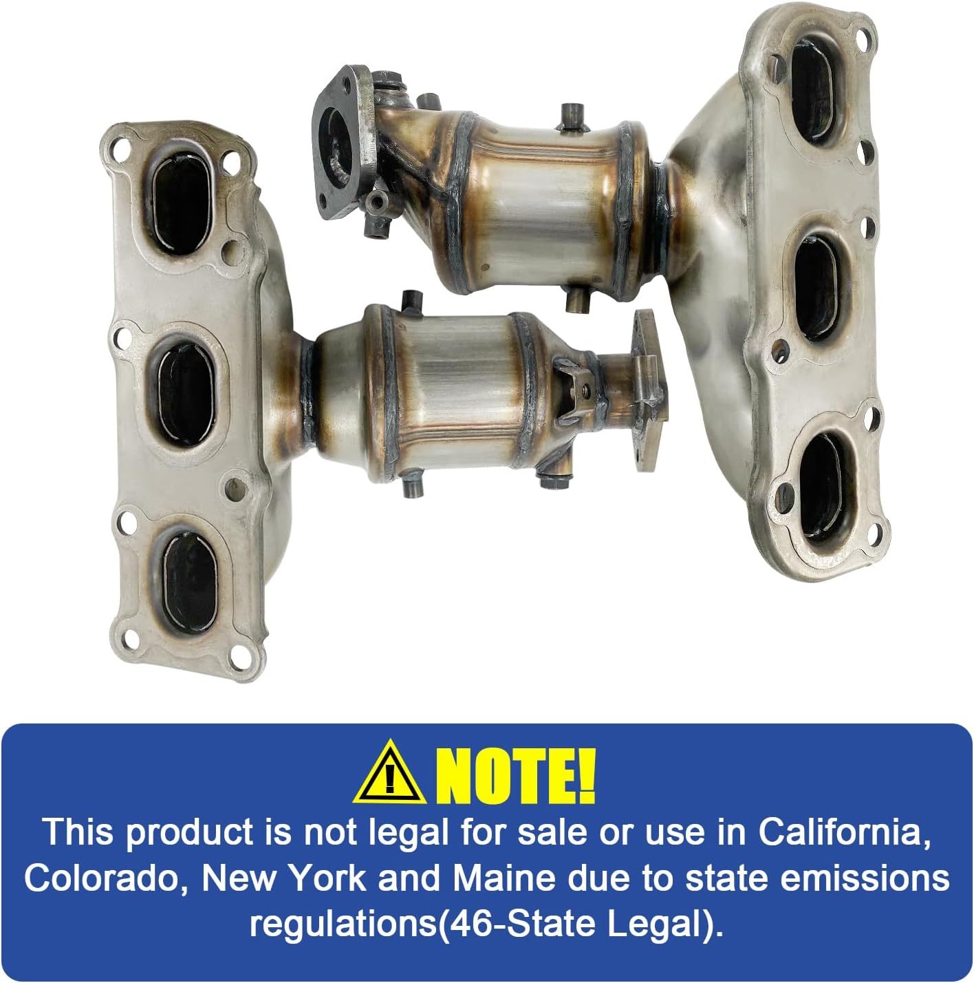 674-421&674-084 Front and Rear Catalytic Converter Set fit for 2013-2023 Hyundai Santa Fe XL Palisade, 2014-2023 Kia Sorento Telluride 3.3L 3.8L V6 AWD