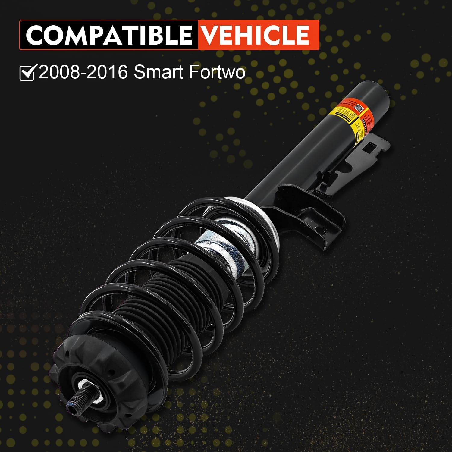 2pcs Front Shock Absorbers Assembly fit for Smart Fortwo 2008-2015