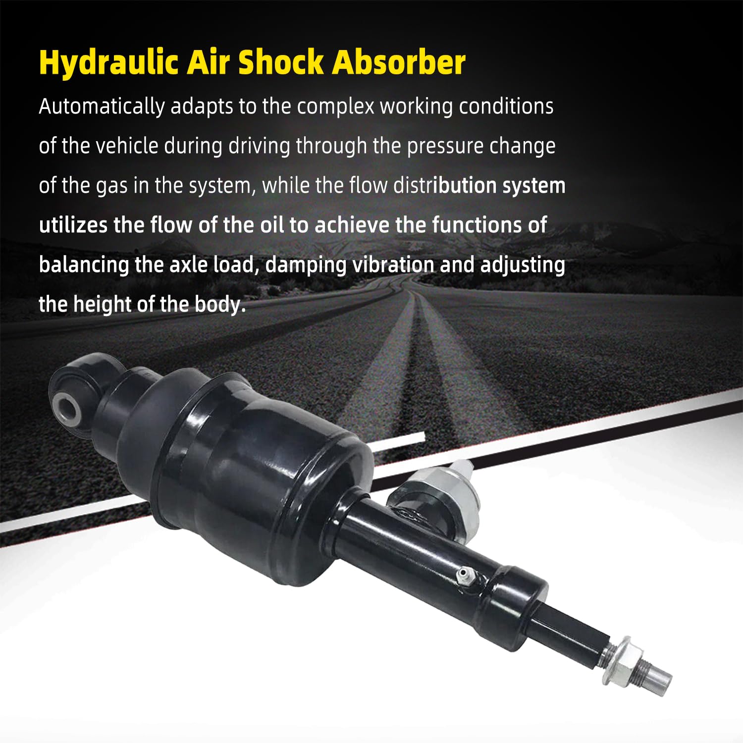 2 PCS Rear Hydraulic Air Shock Absorber Compatible with Infiniti QX56 2011-2013, QX80 2014-2023