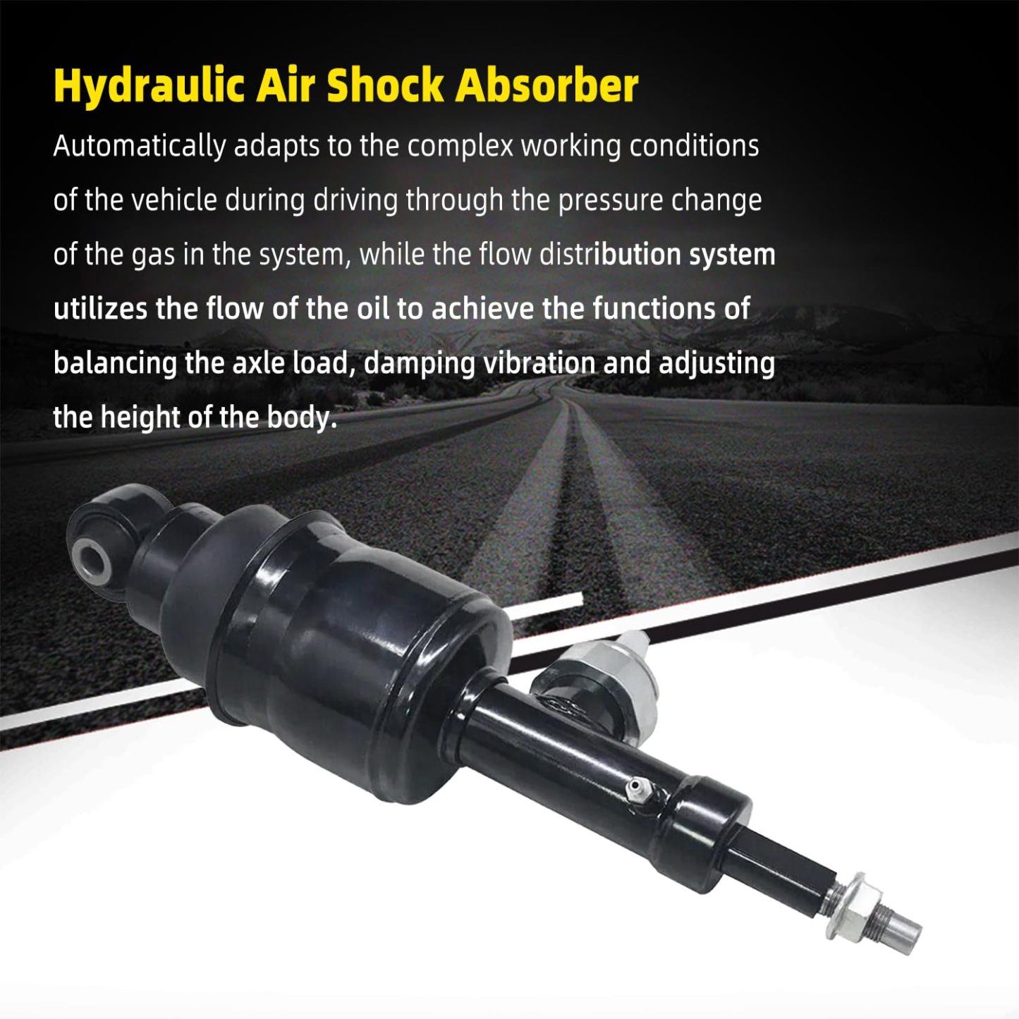 2 PCS Rear Hydraulic Air Shock Absorber Compatible with Infiniti QX56 2011-2013, QX80 2014-2023
