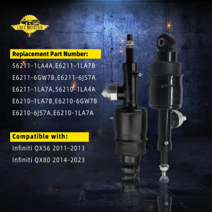 2 PCS Rear Hydraulic Air Shock Absorber Fit for Infiniti QX56 QX80
