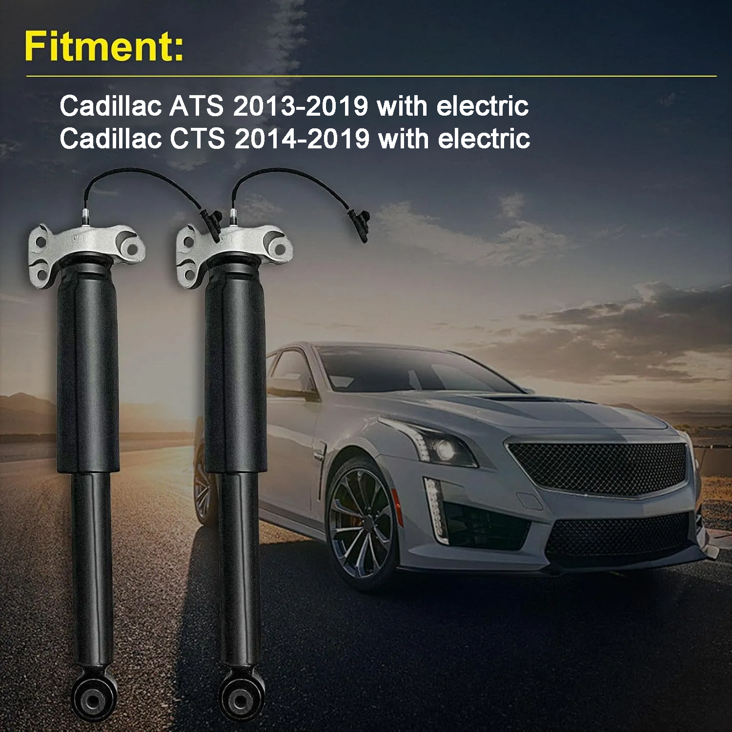 2pcs 2013-2019 Cadillac ATS / CTS Rear Shock Absorber With Electric 84230451 84230454