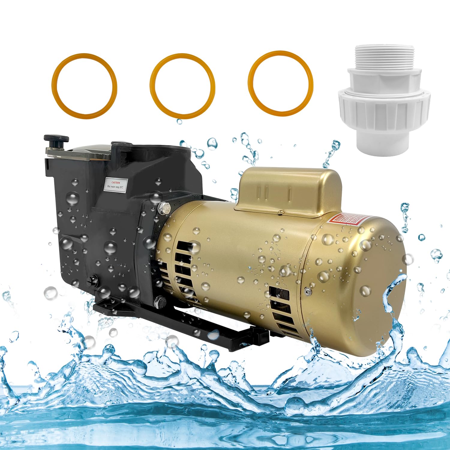 Super Pool Pump 1HP 115/230V Single Speed Replacement for Hayward SP2607X10 Super Pump