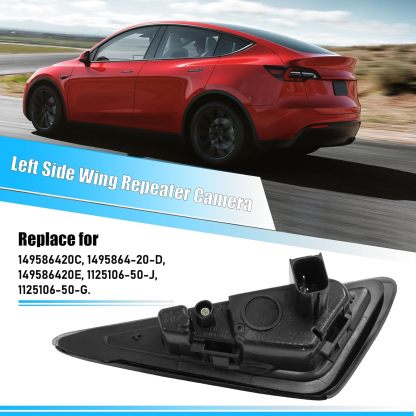 Front Repeater Fender Camera for 2021‑2023 Tesla Model 3 / Y #1125106-50-G (Left Side )
