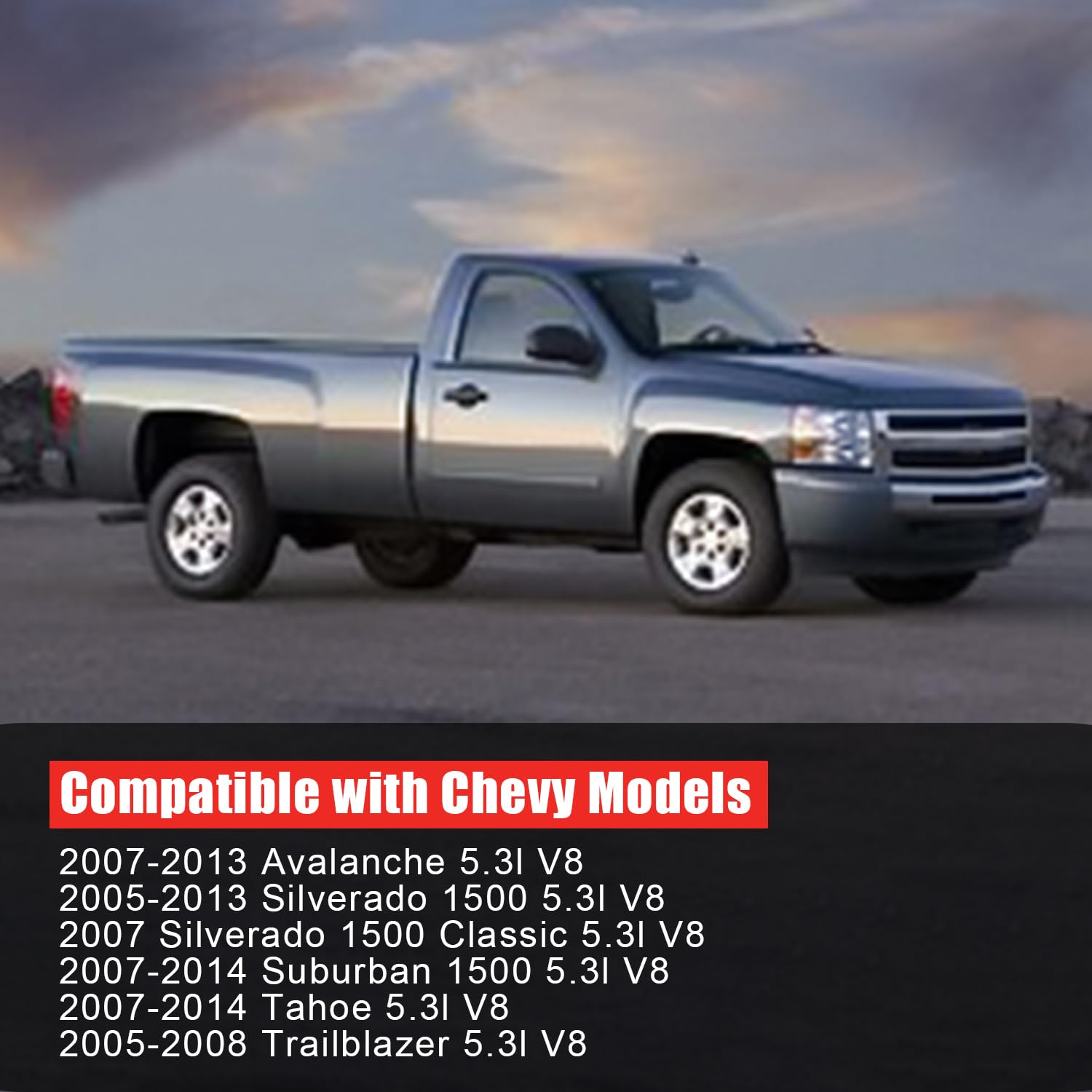 5.3 AFM DOD Lifters Replacement Kit Head Gasket Set For GMC Chevy 2005-2013 Silverado 1500 Tahoe Suburban Yukon Sierra 1500 Envoy 5.3L, HS26191PT AFM10448