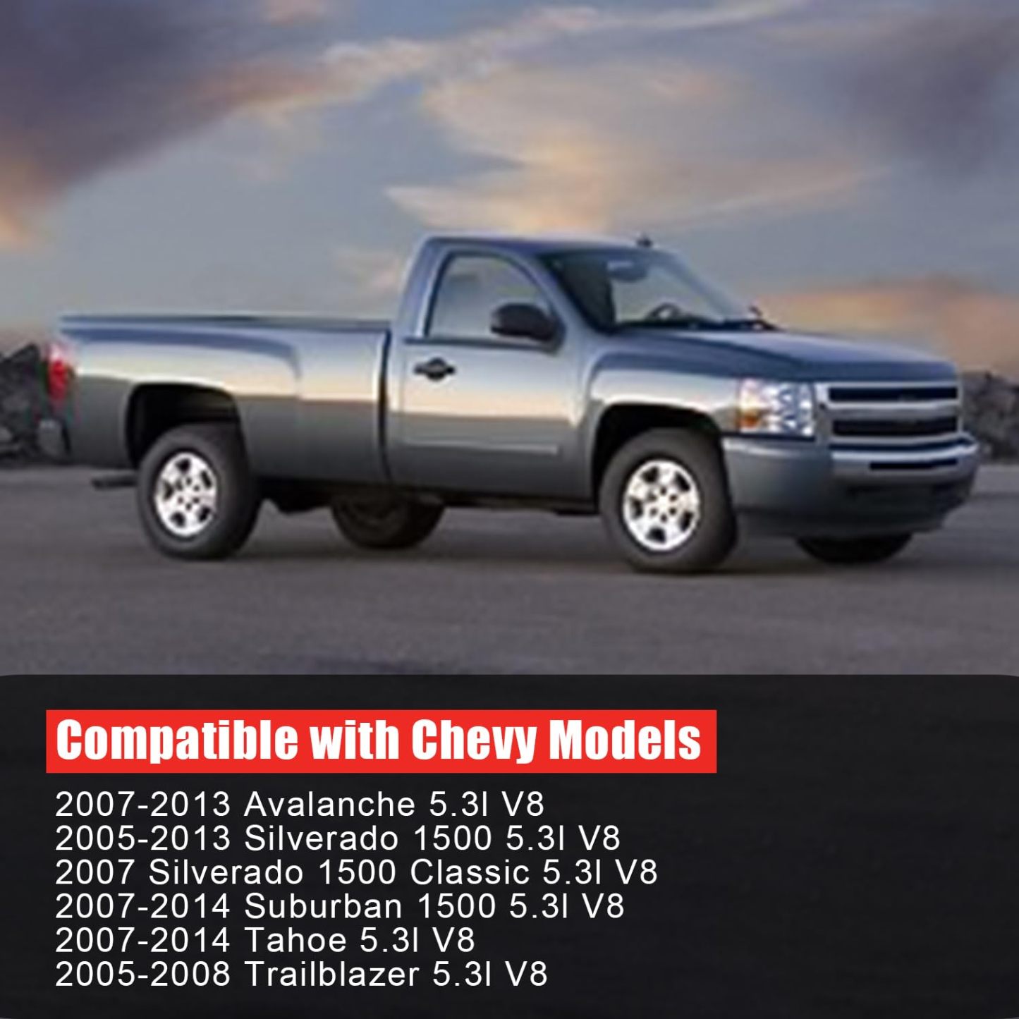 5.3 AFM DOD Lifters Replacement Kit Head Gasket Set For GMC Chevy 2005-2013 Silverado 1500 Tahoe Suburban Yukon Sierra 1500 Envoy 5.3L, HS26191PT AFM10448