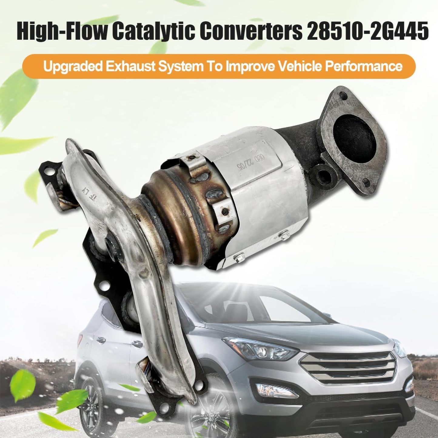 Catalytic Converter Exhaust Manifold fit for 2014-2016 Hyundai Kia Sorento L4 2.4L