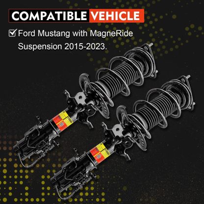 Pair Front Shock Absorbers Strut Assembly Fit for Ford Mustang with MagneRide Suspension 2015-2023