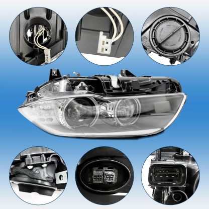 1 Pair HID Xenon Headlight Assembly, Fits for BMW 5-Series 535i 528i 550i 2011-2013, Adaptive AFS W/TMS Control Module/Xenon Ballast/Bulb