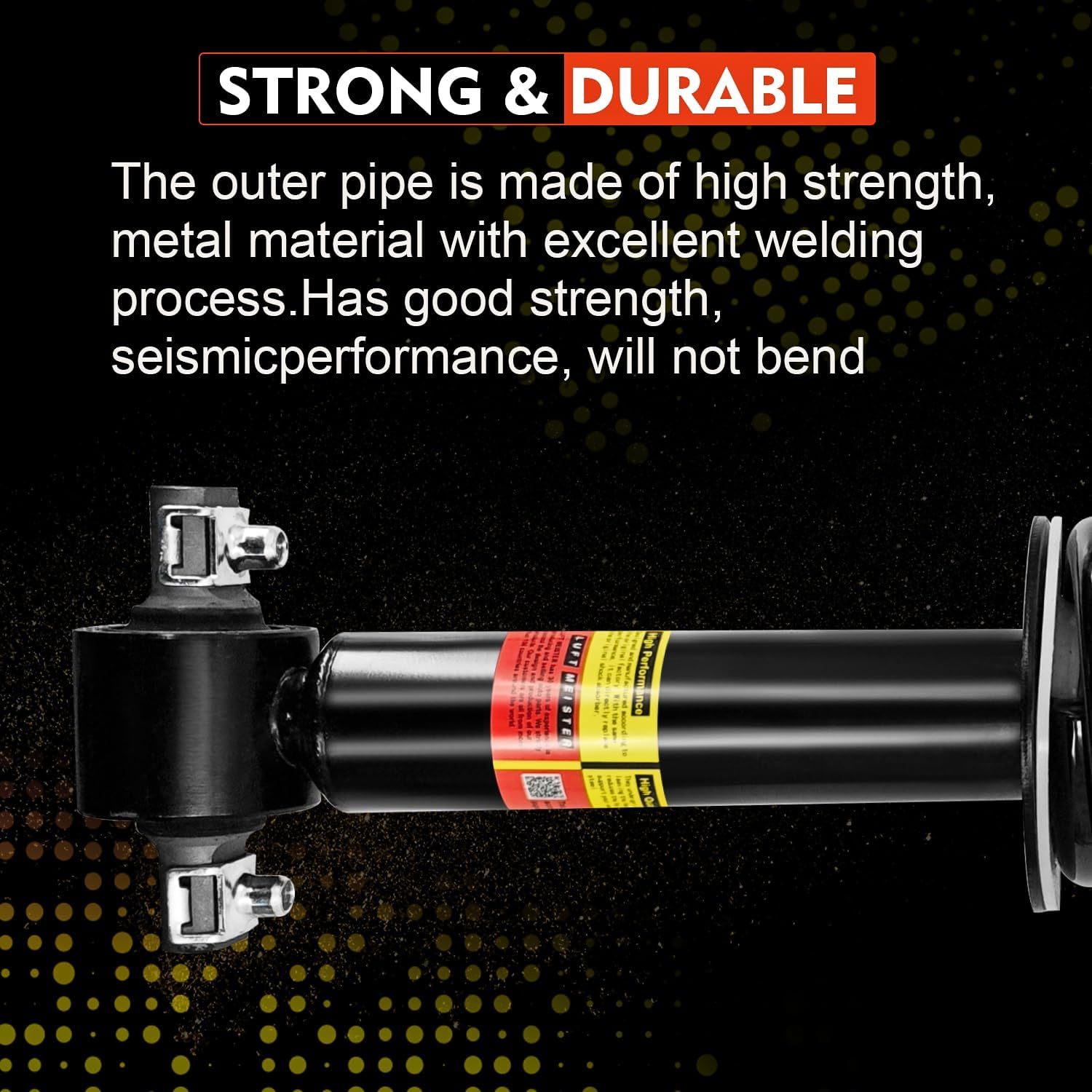 4pcs Magnetic Front Shock Absorber Assembly Kit fit for 2021-2024 Cadillac Escalade (ESV), Chevrolet Silverado/Suburban/Tahoe, GMC Yukon (XL), GMC Sierra (1500)