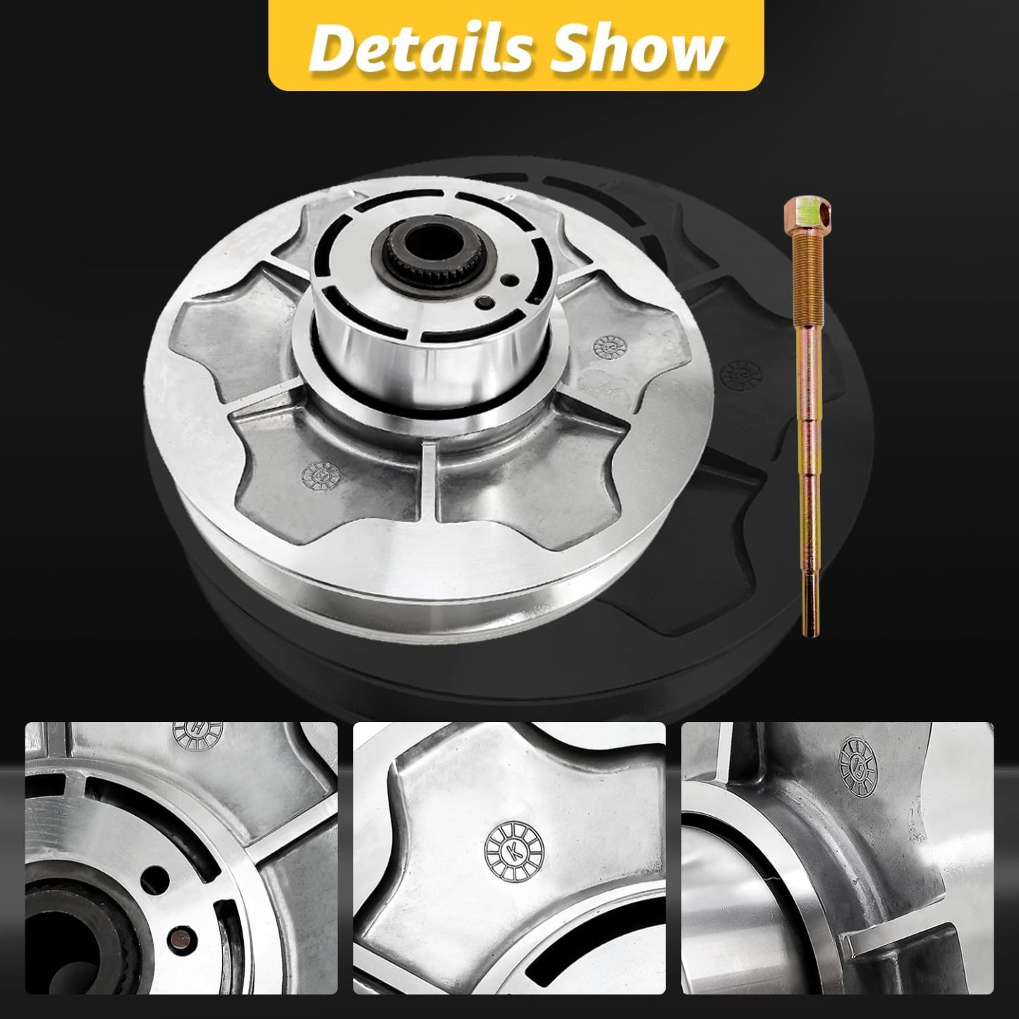 Primary Secondary Clutch Compatible with Polaris Sportsman 400 450 500, Scrambler 400 500, Ranger 400 425 500 TM, Magnum 325 330 425 500, Trial Boss 250 300 325 330 350