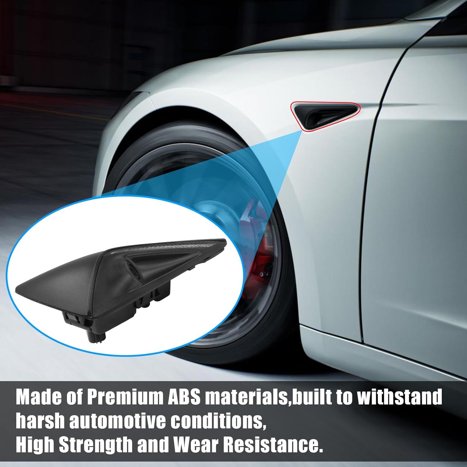 Front Right Side Repeater Fender Camera for 2021‑2023 Tesla Model 3 / Y #1125107-50-G