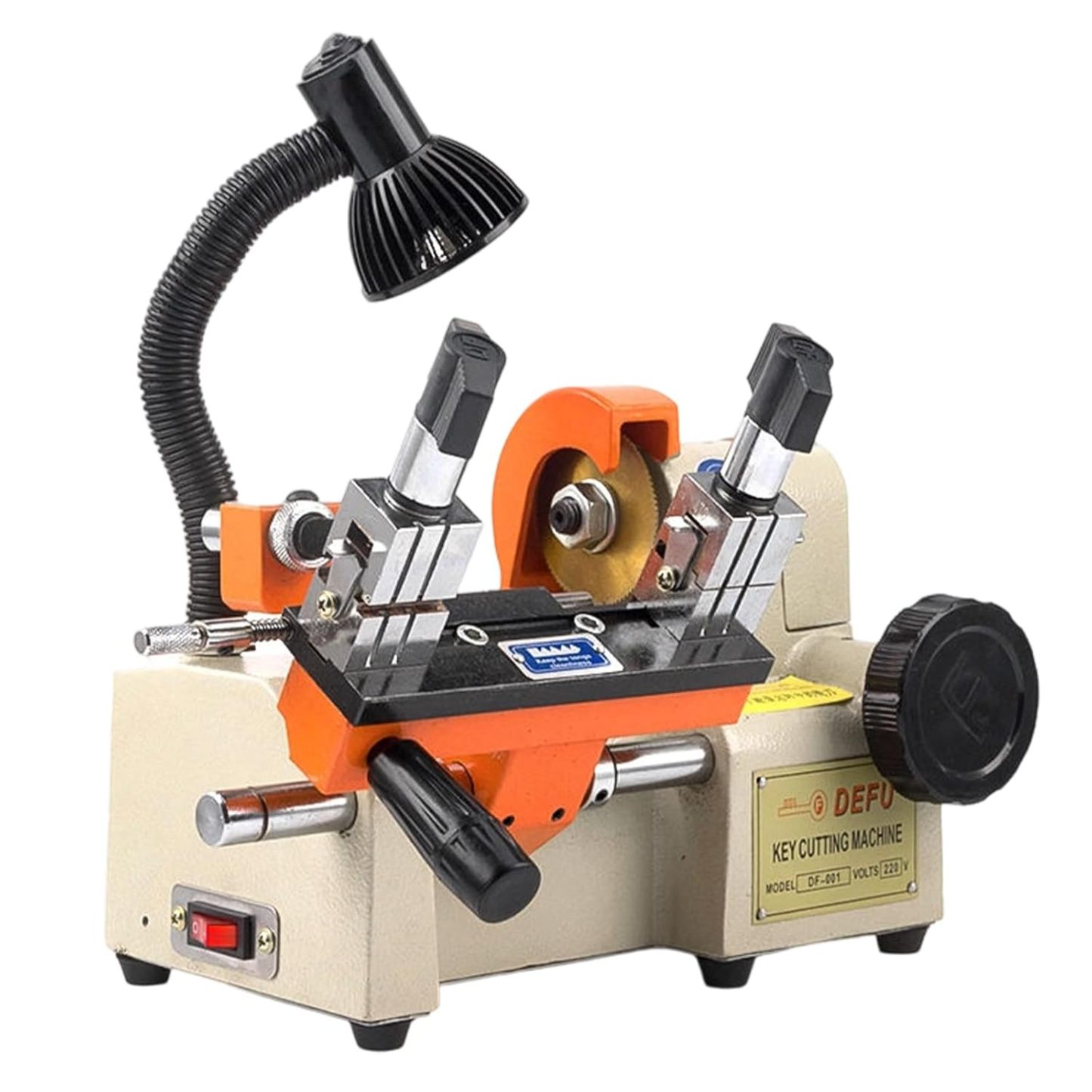 Professional Horizontal Key Cutting Machine – Car & Door Key Duplicator, Heavy-Duty Metal Key Cutter