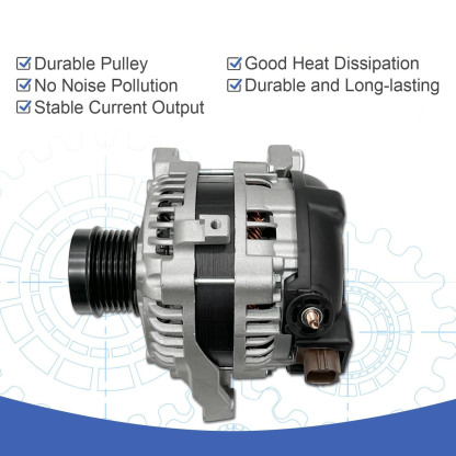 12V 125AMP Alternator Fit for Toyota RAV4 2.5L 2013-2018, Camry 2.5L 2015-2017