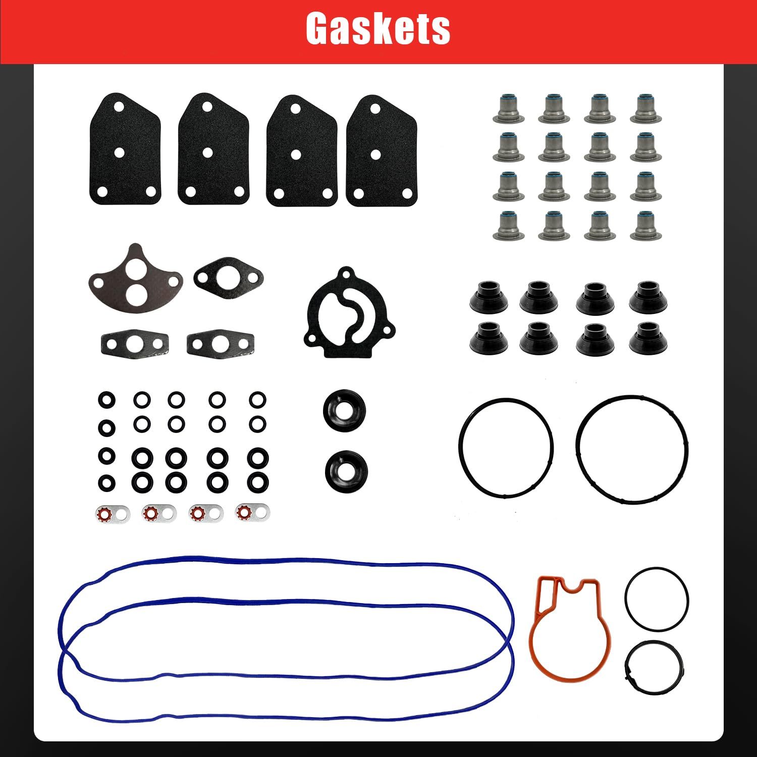 5.3 AFM DOD Lifters Replacement Kit Head Gasket Set For GMC Chevy 2005-2013 Silverado 1500 Tahoe Suburban Yukon Sierra 1500 Envoy 5.3L, HS26191PT AFM10448