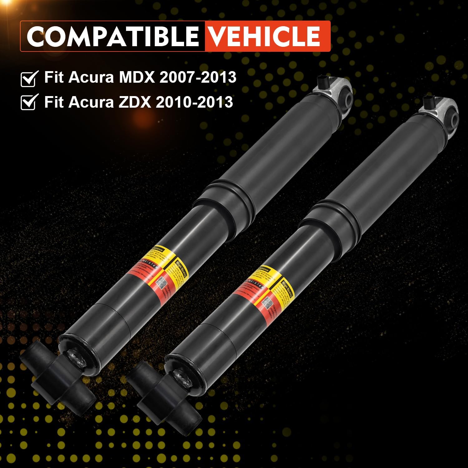 Pair Front Shocks Non-Electronic Fit for 2014-2020 Acura MDX 3.5L