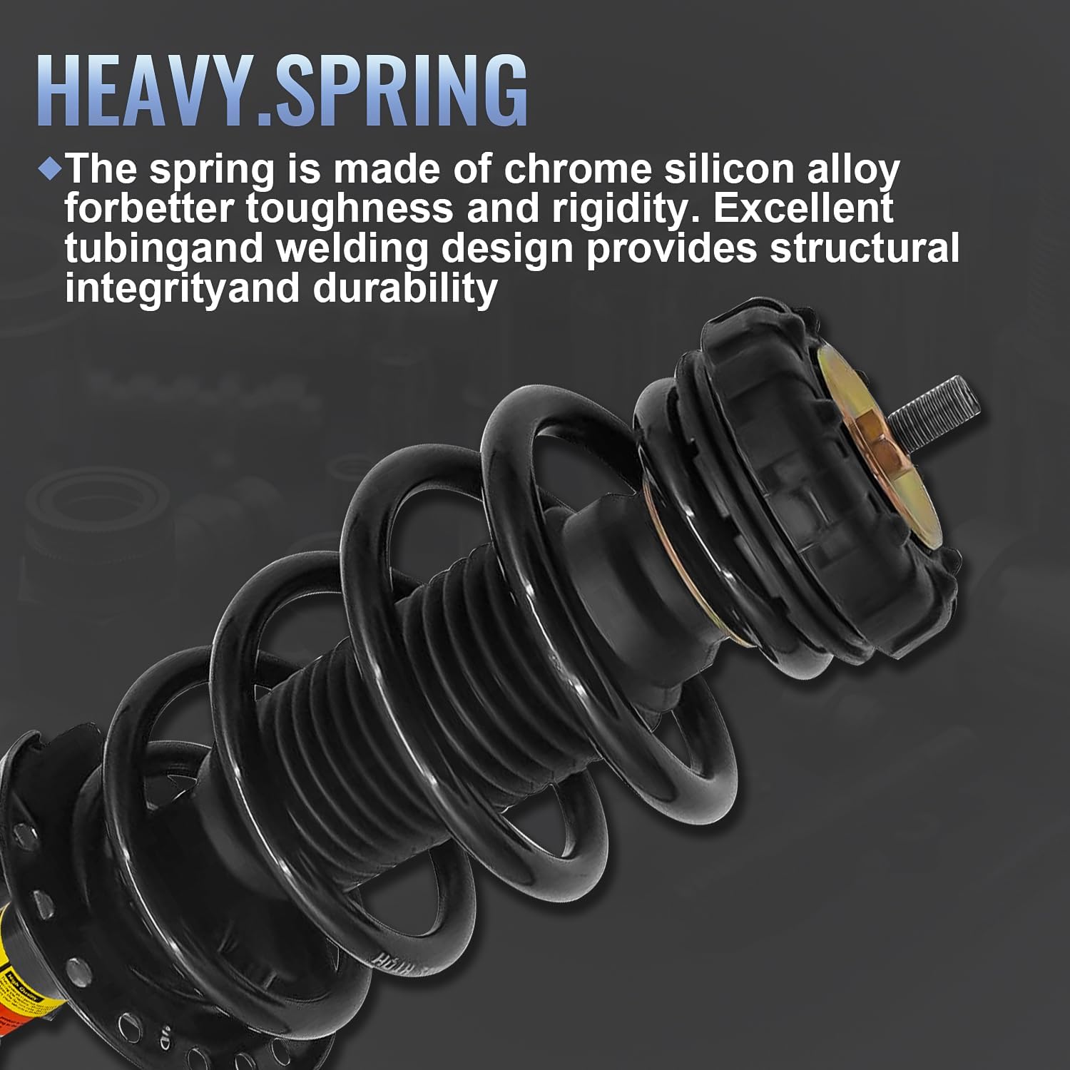 2010-2016 Cadillac SRX Front and Rear Magnetic Shock Absorber Assembly Kit w/Damper Control - 4PCS