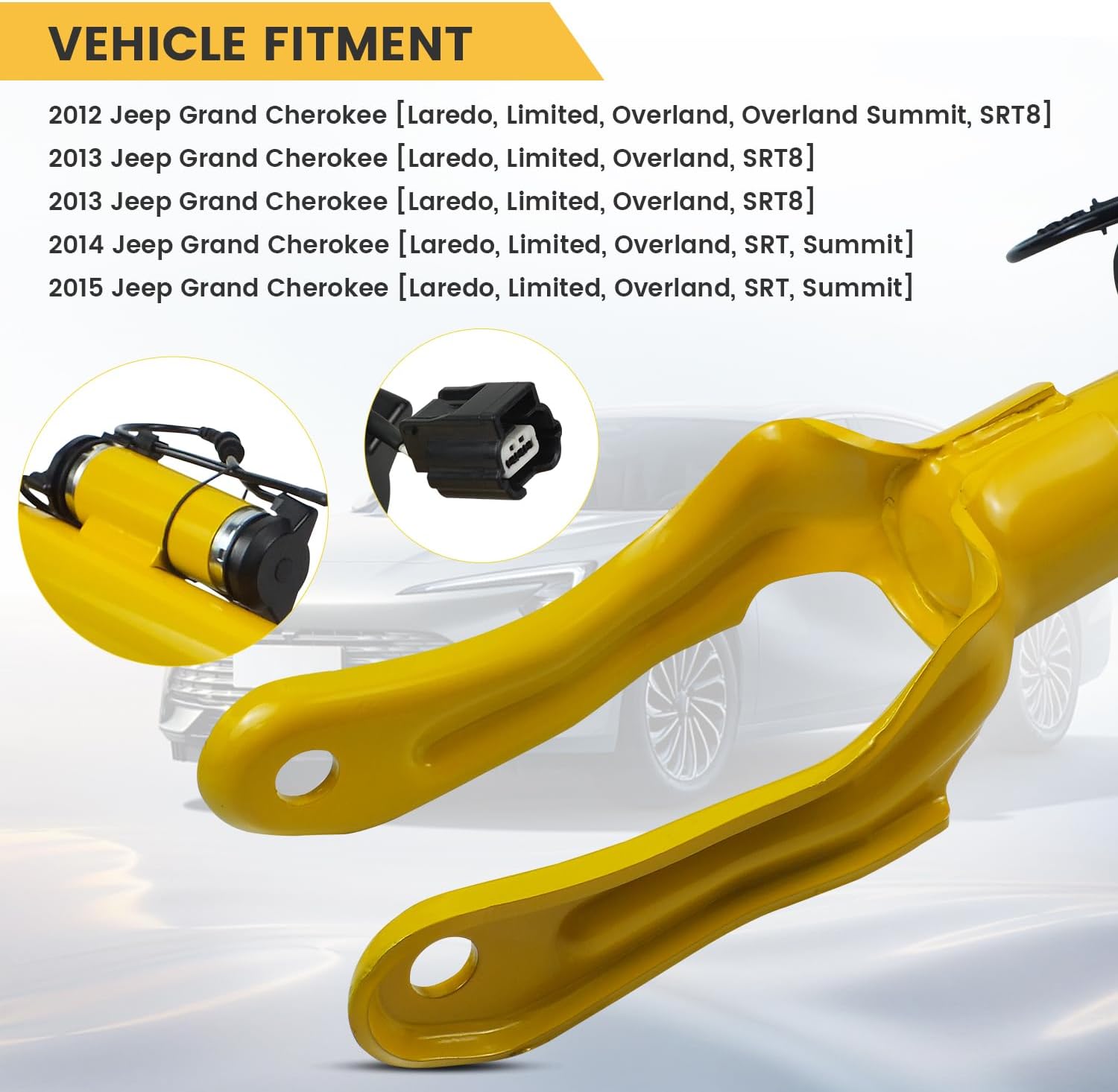 Magnetic Front Shock Absorber Assembly for Jeep Grand Cherokee SRT 6.4L (2012–2015) with Active Damping System