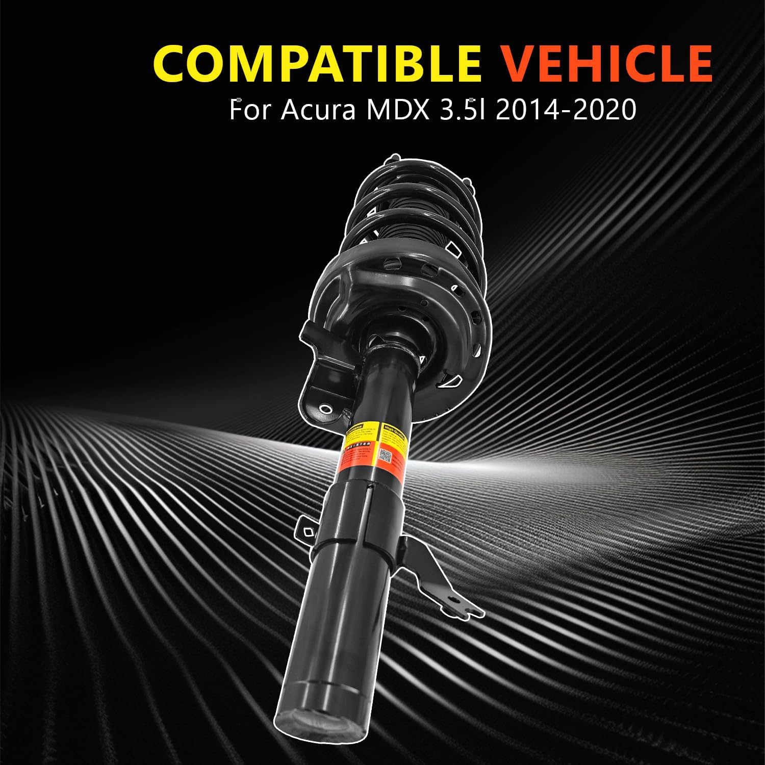 Pair Front Shocks Struts Non-Electronic Assy Fit for 2014-2020 Acura MDX 3.5L