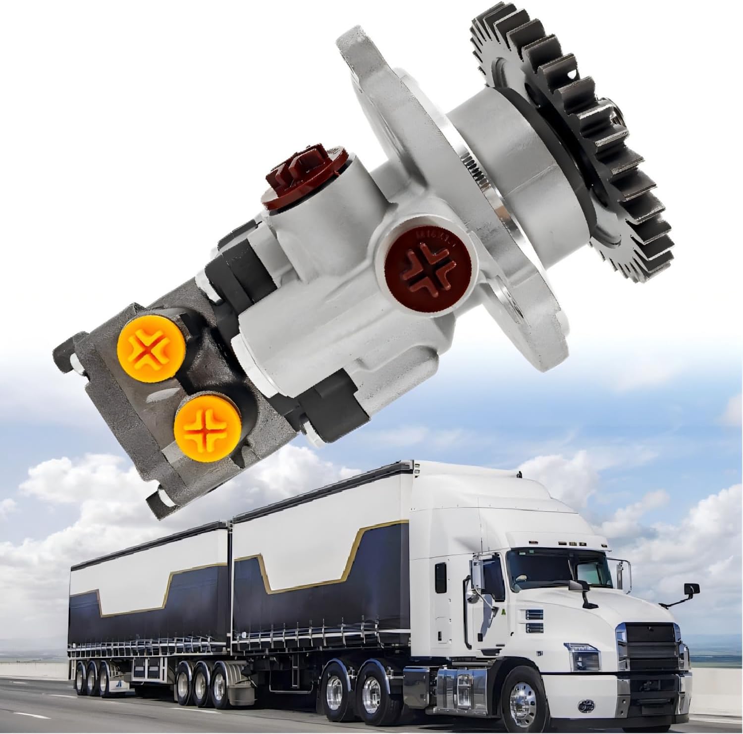 Power Steering Fuel Pump for VOLVO D11 D13 for MACK MP8 MP7