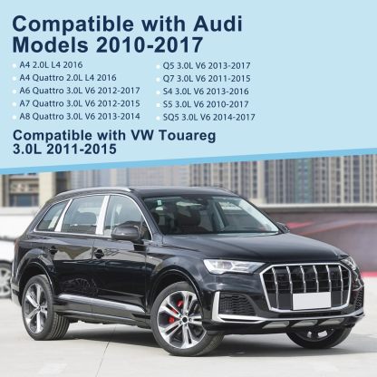 Intercooler 2PCS Compatible with Audi 2010-2017 A4 A6 A7 A8 Quattro S4 S5 Q5 Q7 SQ5 3.0L 2.0L