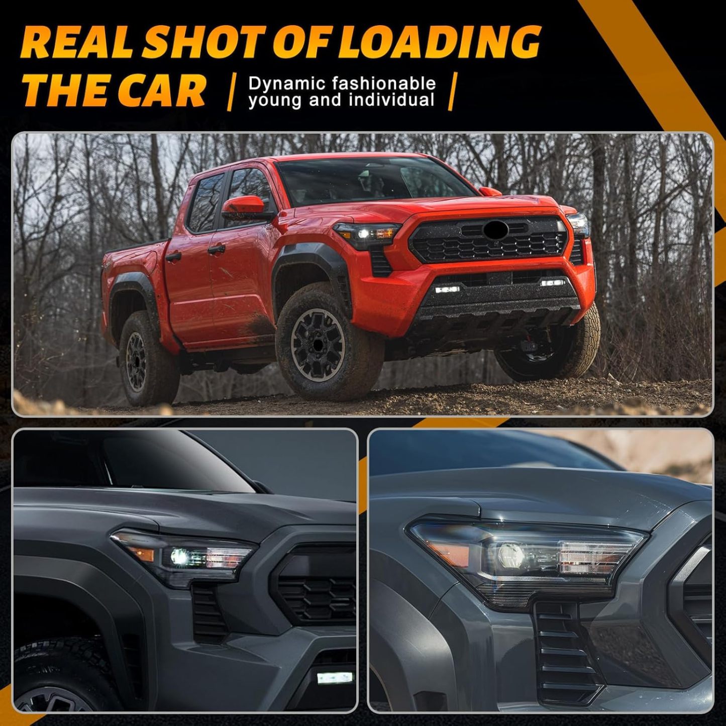 Toyota LED Headlight Assembly w/o DRL for 2024-2025 Toyota Tacoma SR/SR5/TRD #81110-AK010 -  Right Passenger Side