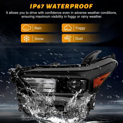 Toyota LED Headlight Assembly w/o DRL for 2024-2025 Tacoma SR/SR5/TRD - Left Driver Side 