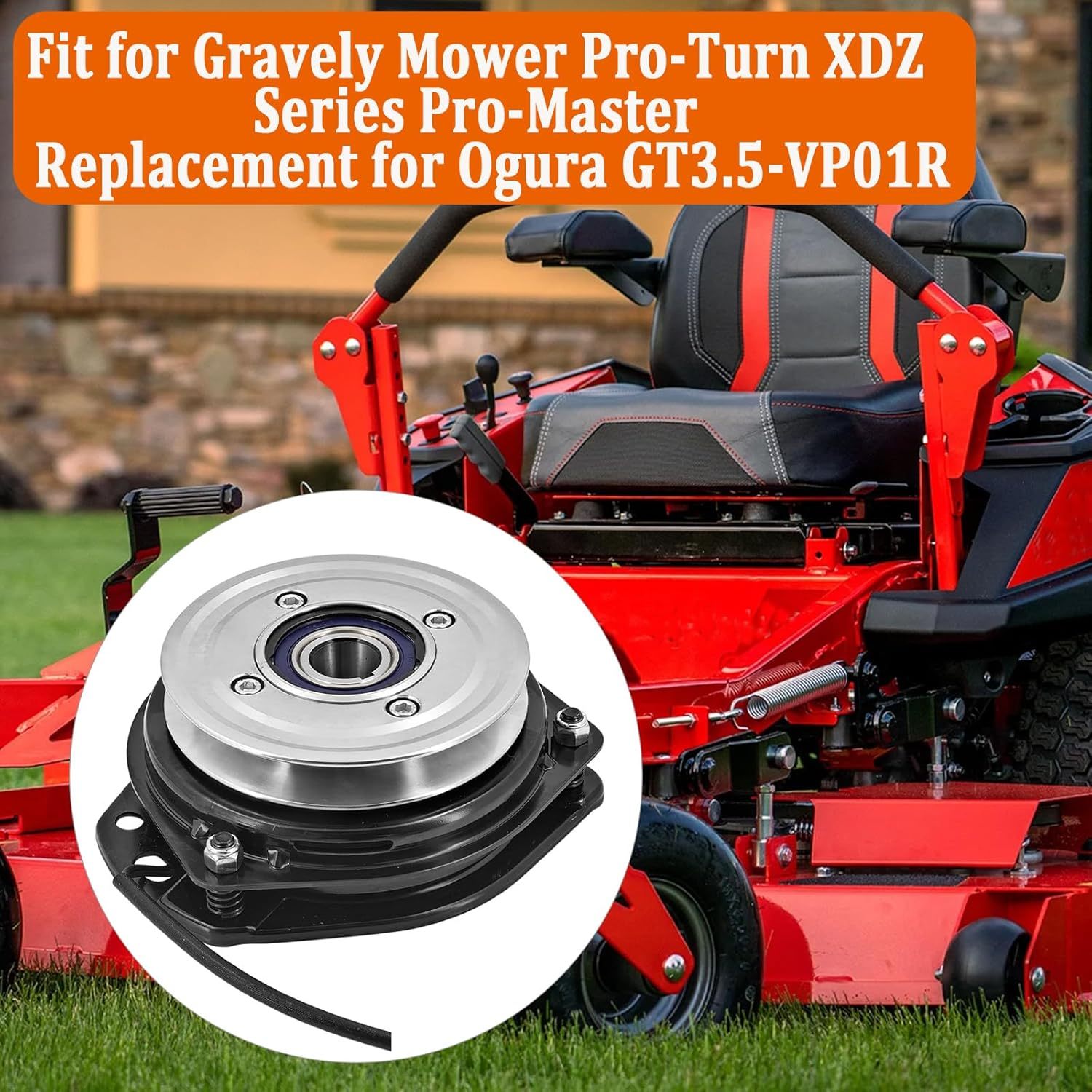 Electric PTO Clutch Compatible with Gravely Mower Pro-Turn XDZ Series Pro-Master Models Replacement for Ogura