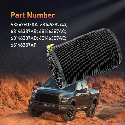 1PCS Rear Air Suspension Spring Assembly fit for Dodge Ram 2500 6.4L 6.7L 2014-2025