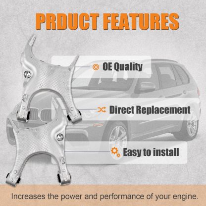Rear Lower Control Arm Set for BWM X5 X6 2.0L 3.0L 4.4L 4.8L 2007-2019  (1 Pair)