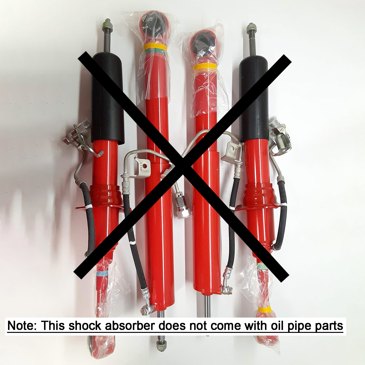 4PCS Front and Rear Shock Absorber Set fit for Toyota 4Runner 4WD 2010-2024