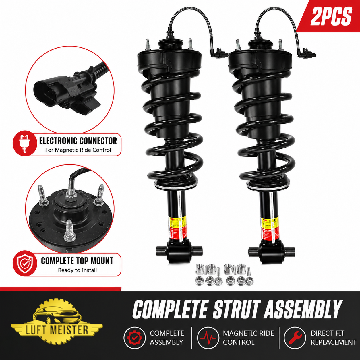 2015-2020 Cadillac Escalade Front Magnetic Shock Absorber Assembly #84176631 #580-1108 #84061228