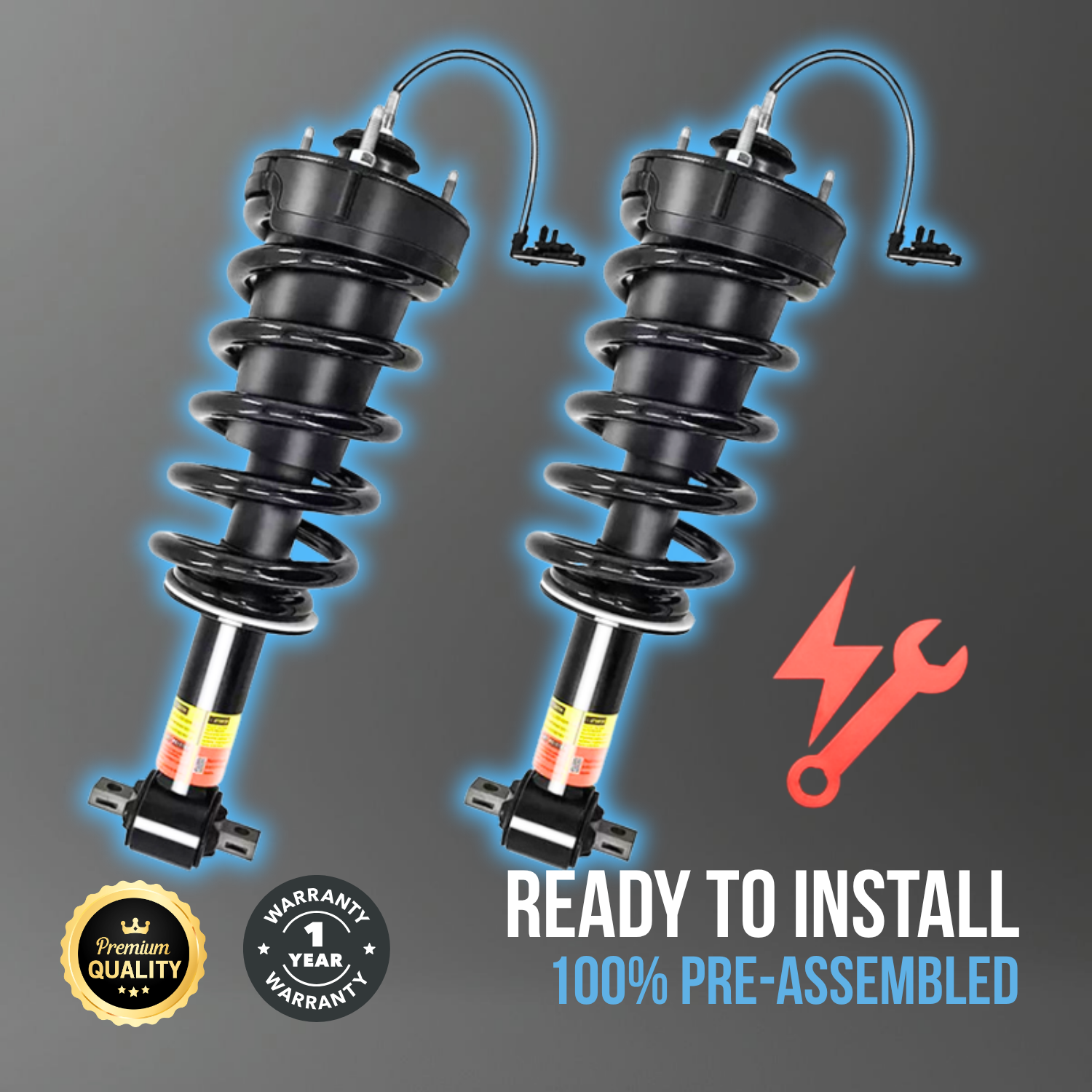2PCS Chevrolet Tahoe 2015-2020 Magnetic Suspension Front Struts Assembly Kit #84176631 #84977478
