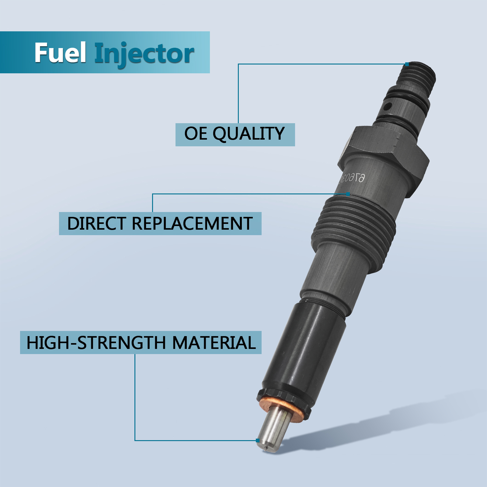 Fuel Injector Nozzle 6760301 (8 pcs) fit for Ford F250/F350 1983-1994 IDI 6.9L 7.3L, Non fit for Powerstroke Diesel 