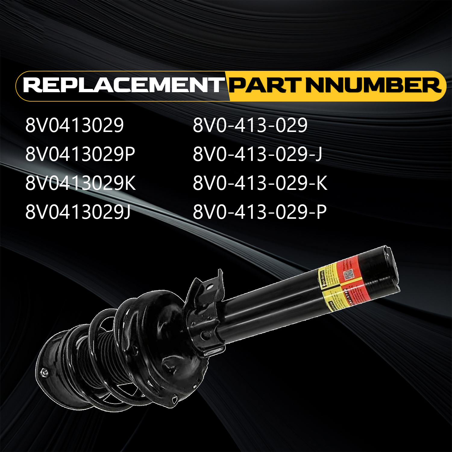 Front Left Right Shock Absorber Assembly for Audi A3/S3 2015-2022 Audi TT/TT RS/TTS 2016-2021 with Magnetic Ride Control