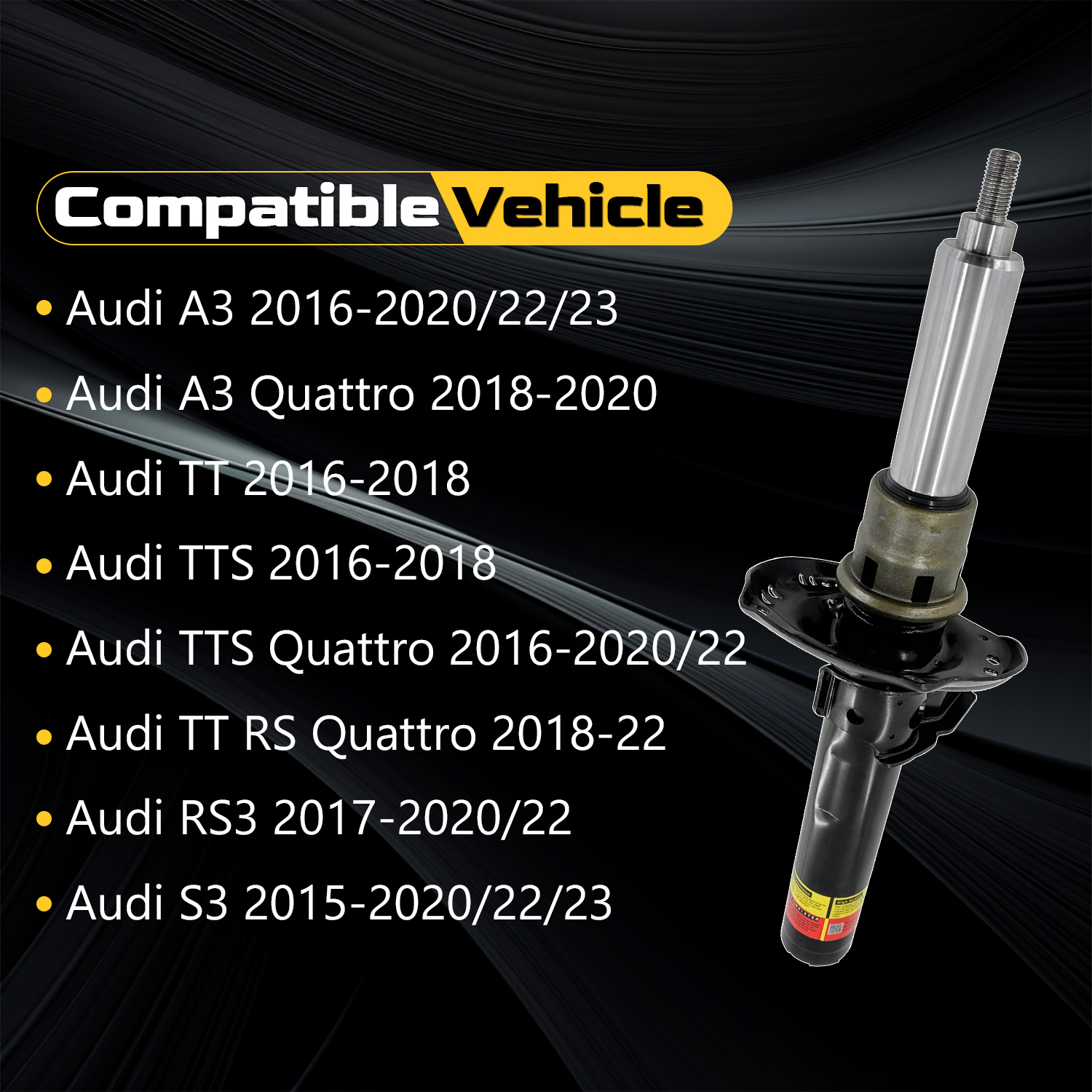 Front Shock Absorber Assembly Magnetic Ride Control for Audi A3/S3 TT/TT RS/TTS 2016-2021 8V0413029 