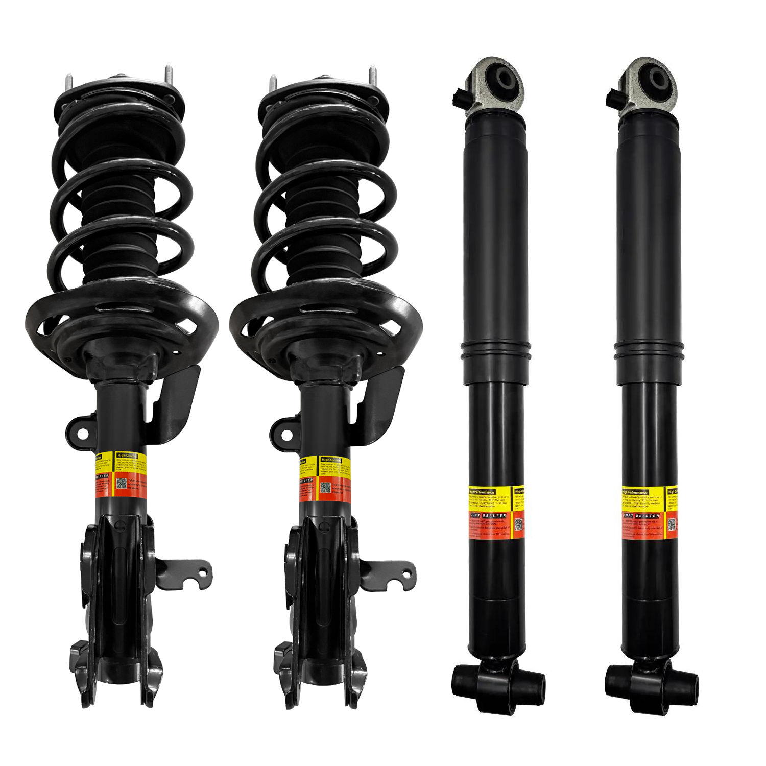 4PCS Front Rear Shock Struts Assy For Acura MDX ZDX 2010-2013 3.7L V6, With Advanced Magnetic Ride Control (MRC)